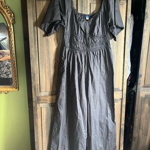 Old Navy black  Casual jumpsuit with short Sleeves and Scoop Neck NWT